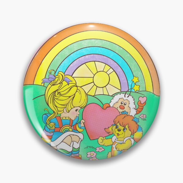 Item preview, 80s Rainbow Girl Puppy Brite Valentine designed and sold by Shiny Plastic Rainbow.