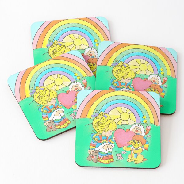 Item preview, 80s Rainbow Girl Puppy Brite Valentine designed and sold by Shiny Plastic Rainbow.