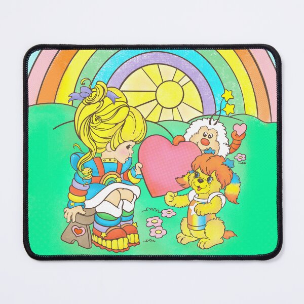 Item preview, 80s Rainbow Girl Puppy Brite Valentine designed and sold by Shiny Plastic Rainbow.