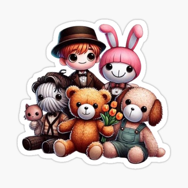 Item preview, Adorable Stuffies Best Friends designed and sold by FineArtsPro.