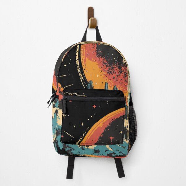 Item preview, Retro Rocket Launch – Vintage Space Exploration Art designed and sold by VividCore.