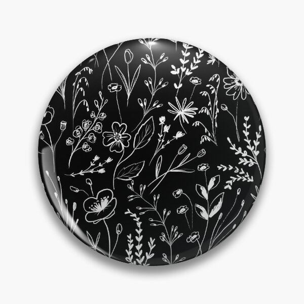 Item preview, Wildflowers Garden - Black designed and sold by Anis Illustration.