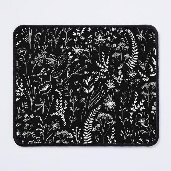 Item preview, Wildflowers Garden - Black designed and sold by Anis Illustration.