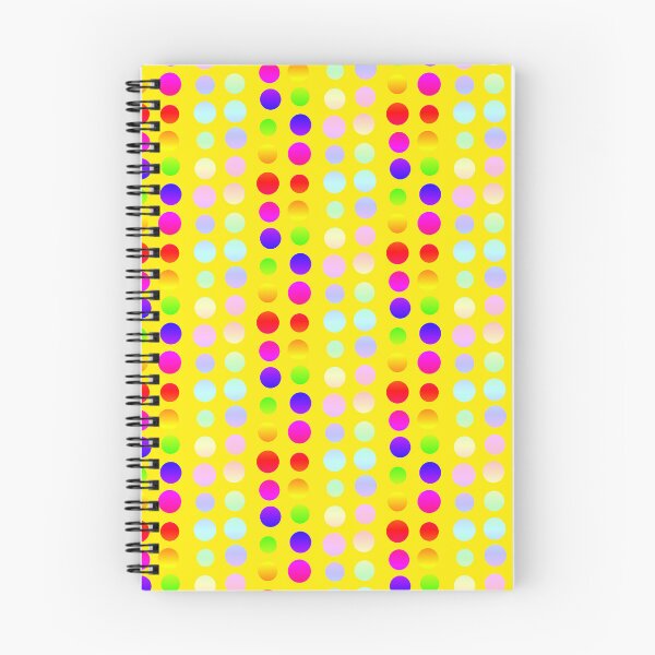 Item preview, Yellow multicolor dots geometric pattern designed and sold by lausn.