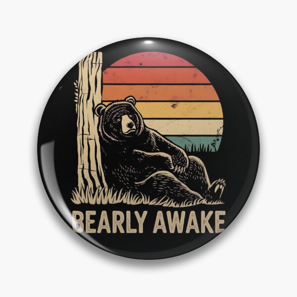 Item preview, Grizzly Bear - Bearly Awake designed and sold by MALIKABO.
