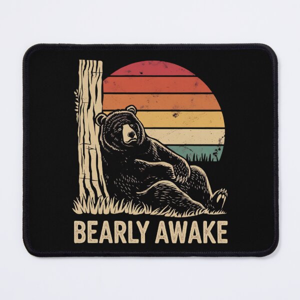 Item preview, Grizzly Bear - Bearly Awake designed and sold by MALIKABO.