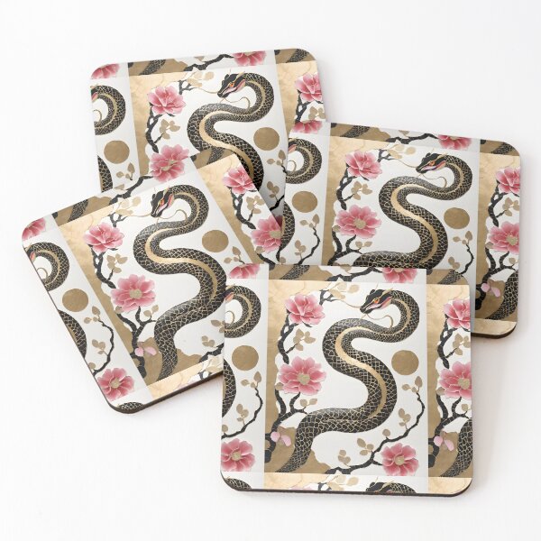 Item preview, YEAR OF THE SNAKE ~ Chinese Zodiac Horoscope ~Travel Guest Vacation Rental Home AirBnB Real Estate Staging Asian Decor ~ Birthday Christmas Gift designed and sold by Spinning Plates 360.