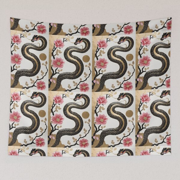 Item preview, YEAR OF THE SNAKE ~ Chinese Zodiac Horoscope ~Travel Guest Vacation Rental Home AirBnB Real Estate Staging Asian Decor ~ Birthday Christmas Gift designed and sold by Spinning Plates 360.
