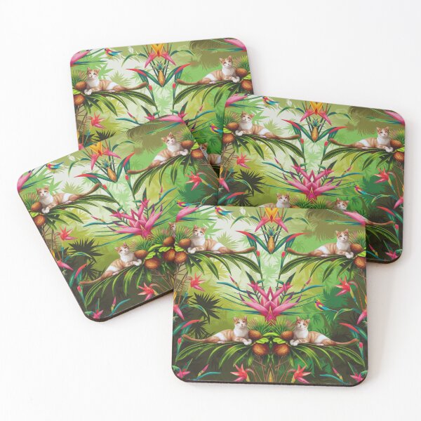 Item preview, Tropical Cat Paradise designed and sold by PattaZone.
