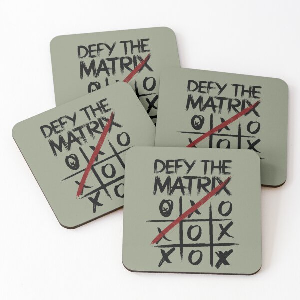Item preview, Defy the Matrix:Tic-Tac-Toe Rebellion designed and sold by NiRia Spot.
