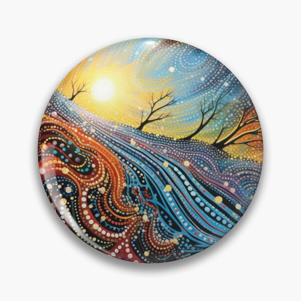 Item preview, Aboriginal Inspired Dot Art - Mirage designed and sold by GrinGalore.
