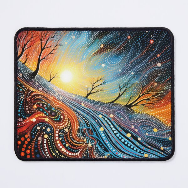 Item preview, Aboriginal Inspired Dot Art - Mirage designed and sold by GrinGalore.