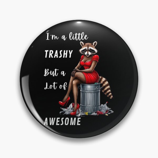 Item preview, Raccoon Little Trashy a Lot of Awesome Funny designed and sold by ZenZooVibes.
