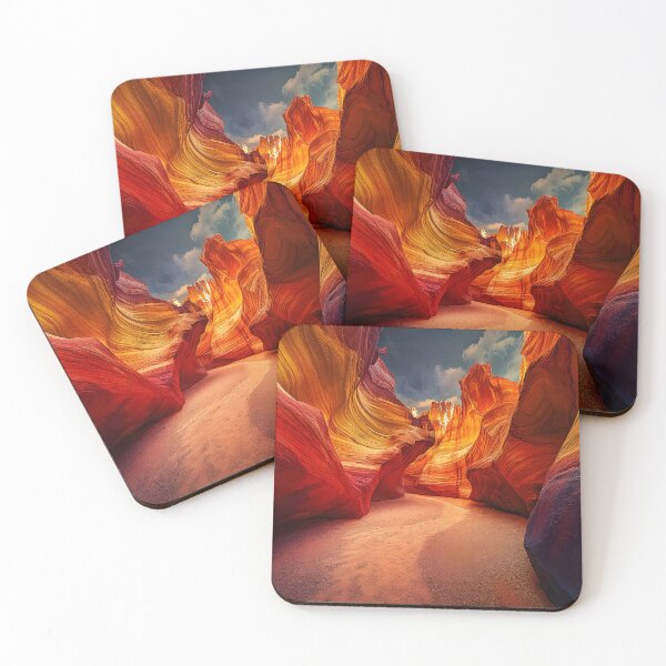 Item preview, Vibrant canyon with stunning natural rock formations designed and sold by Artessie.