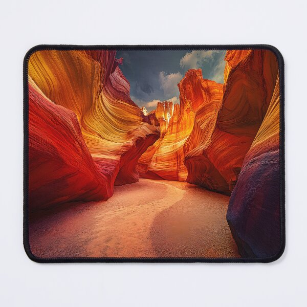 Item preview, Vibrant canyon with stunning natural rock formations designed and sold by Artessie.