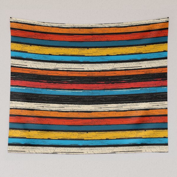 Item preview, Dynamic Horizontal Stripes in Vivid Rainbow Colors designed and sold by Piotrek0001.