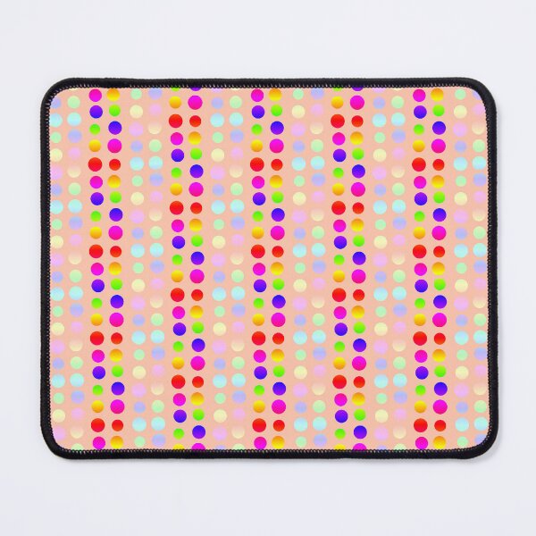 Item preview, Pink rainbow multicolor dots geometric pattern designed and sold by lausn.