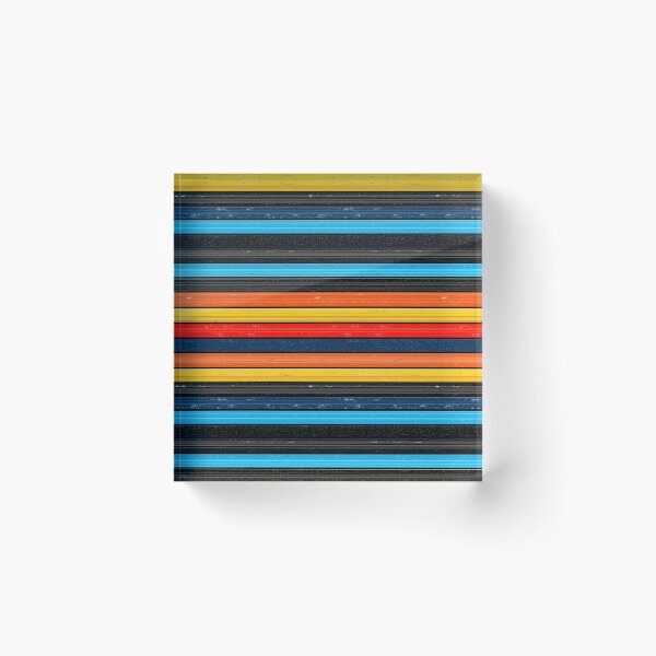 Item preview, Artistic Horizontal Stripes with Mixed Media Effects designed and sold by Piotrek0001.