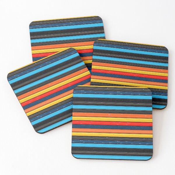 Item preview, Artistic Horizontal Stripes with Mixed Media Effects designed and sold by Piotrek0001.