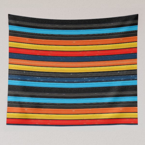 Item preview, Artistic Horizontal Stripes with Mixed Media Effects designed and sold by Piotrek0001.