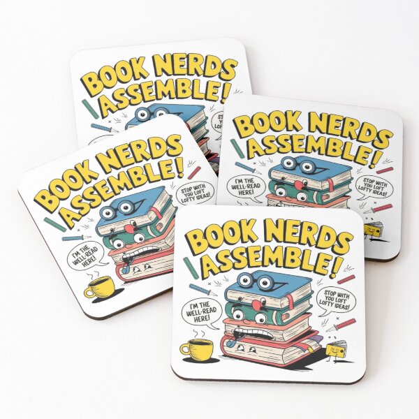 Item preview, Book Nerds Assemble: Hilarious Book Stack designed and sold by DITCHB .