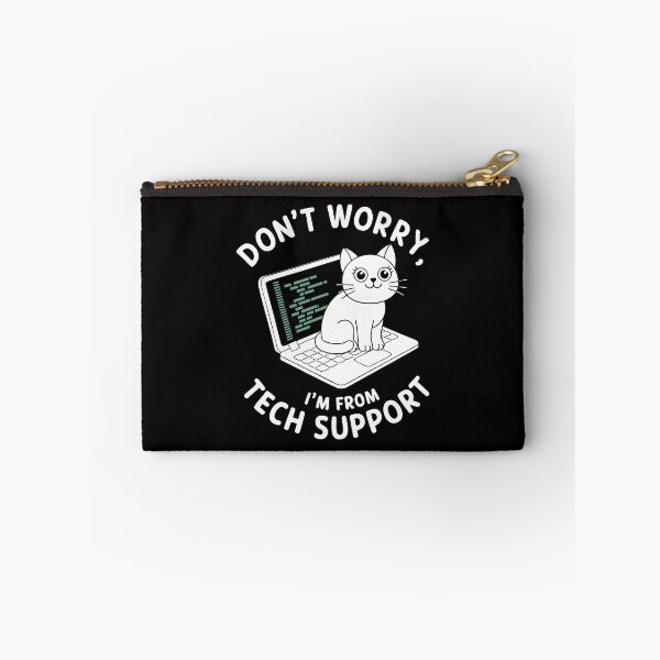 Item preview, Funny Tech Support Cat IT Humor Laptop Cybersecurity Software designed and sold by w1ckerman.