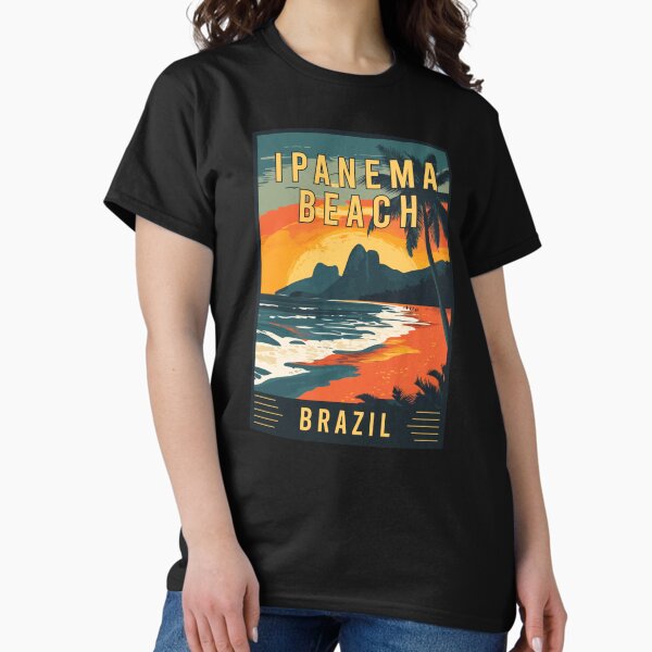 Item preview, Experience Vibrant Ipanema Beach in Brazil - Travel Art designed and sold by turtlestart.