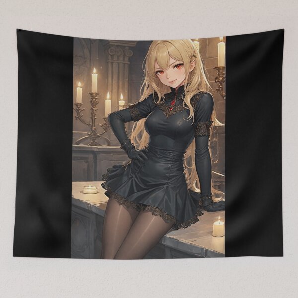 Item preview, Ethereal Elegance: Gothic Beauty and Candlelight designed and sold by e-not-shop.