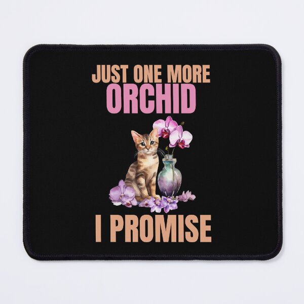 Item preview, Just One More Orchid I Promise - Feline Floral Fantasy designed and sold by ImagiSpark Press.