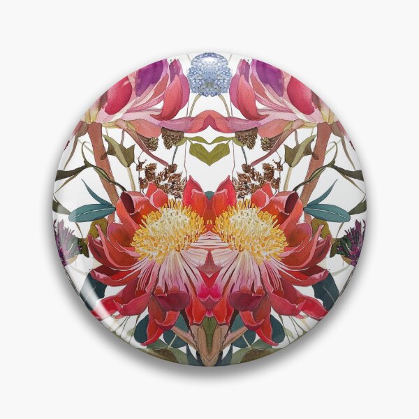 Item preview, Waratah Collage by Julie Lynch designed and sold by julielynchart.