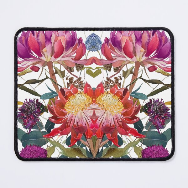 Item preview, Waratah Collage by Julie Lynch designed and sold by julielynchart.