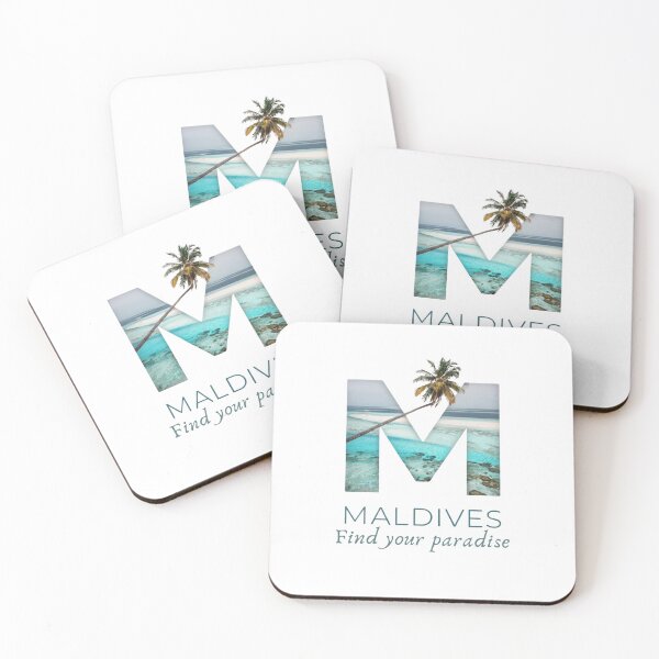Item preview, Maldives Find Your Paradise - Tropical Travel Poster Design designed and sold by Colorful-Garden.