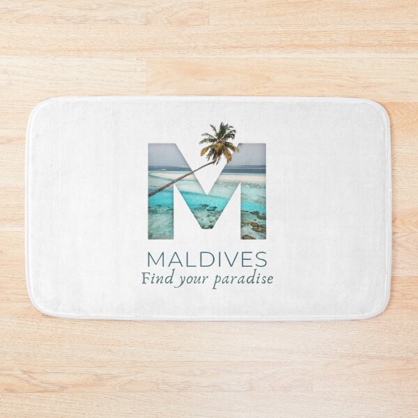 Item preview, Maldives Find Your Paradise - Tropical Travel Poster Design designed and sold by Colorful-Garden.