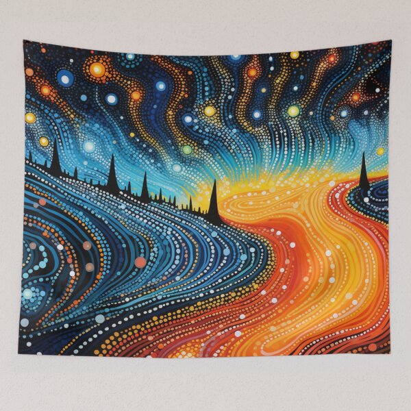 Item preview, Aboriginal Authentic Art - Lava Is Coming designed and sold by GrinGalore.