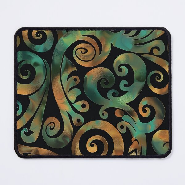 Item preview, New Zealand Paua Māori Pattern Koru Design 321 designed and sold by GrinGalore.