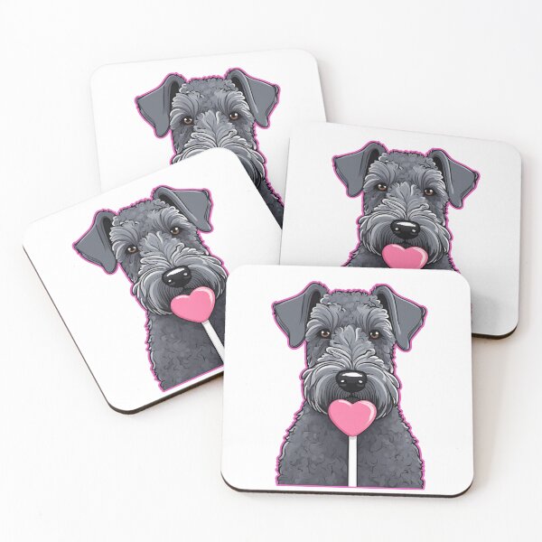 Artikelvorschau, Valentinstag Kerry Blue Terrier Romantik entworfen und verkauft von GoodyPaws.