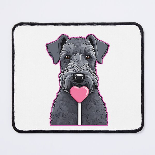 Artikelvorschau, Valentinstag Kerry Blue Terrier Romantik entworfen und verkauft von GoodyPaws.
