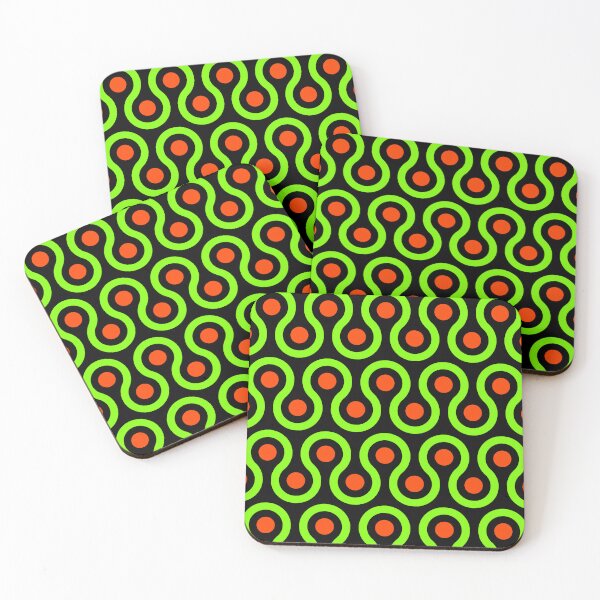 Item preview, Geometric Pattern: Looped Circles: Hayden designed and sold by Red Wolf.