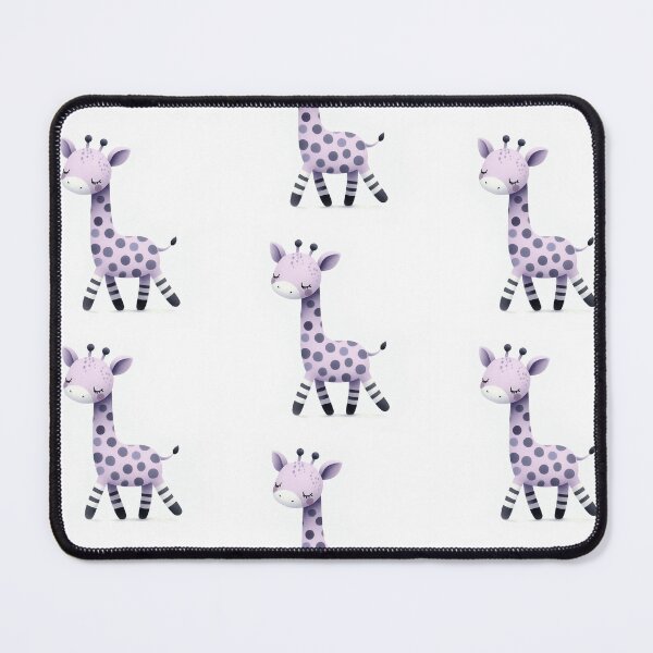 Item preview, A whimsical illustration of happy giraffe designed and sold by Beyondnote-Art.
