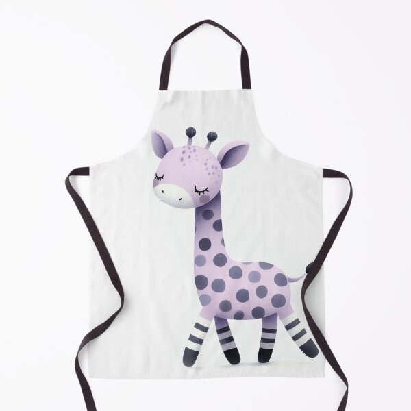 Item preview, A whimsical illustration of happy giraffe designed and sold by Beyondnote-Art.