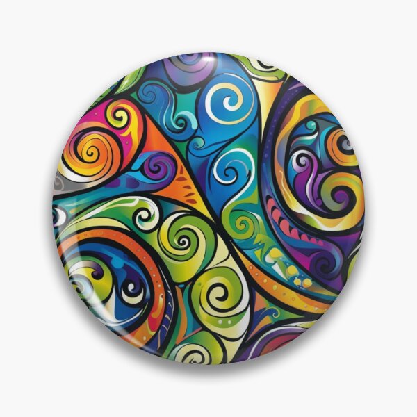 Item preview, New Zealand Paua Māori Pattern Koru Design 322 designed and sold by GrinGalore.