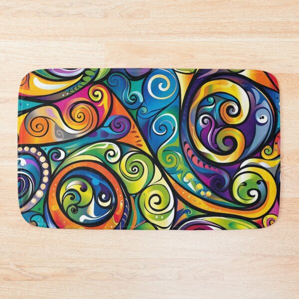 Item preview, New Zealand Paua Māori Pattern Koru Design 322 designed and sold by GrinGalore.