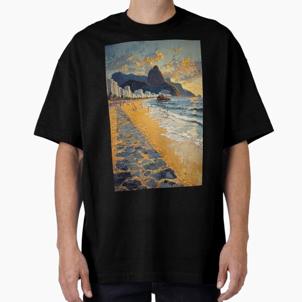 Item preview, Rio's Iconic Ipanema Beach - Tropical Paradise Design designed and sold by AQUILOPS.