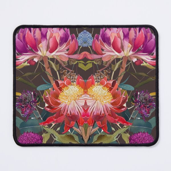 Item preview, Copy of Waratah Collage on Charcoal by Julie Lynch designed and sold by julielynchart.