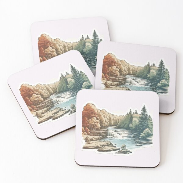 Item preview, Cuyahoga Valley National Park 3D Sketch – Scenic Ohio Nature Design,   designed and sold by PaintMeWorld.