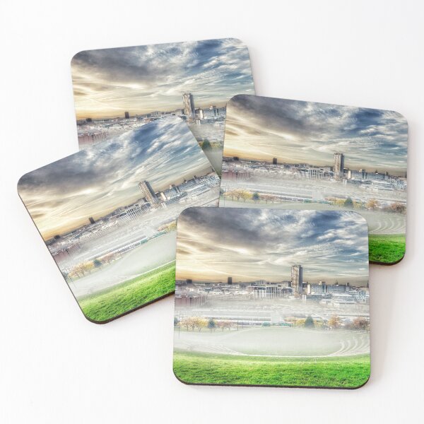 Item preview, Sheffield Misty Cityscape designed and sold by Alisonchambers2.