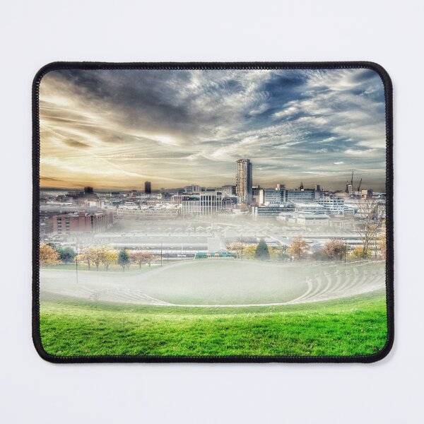 Item preview, Sheffield Misty Cityscape designed and sold by Alisonchambers2.