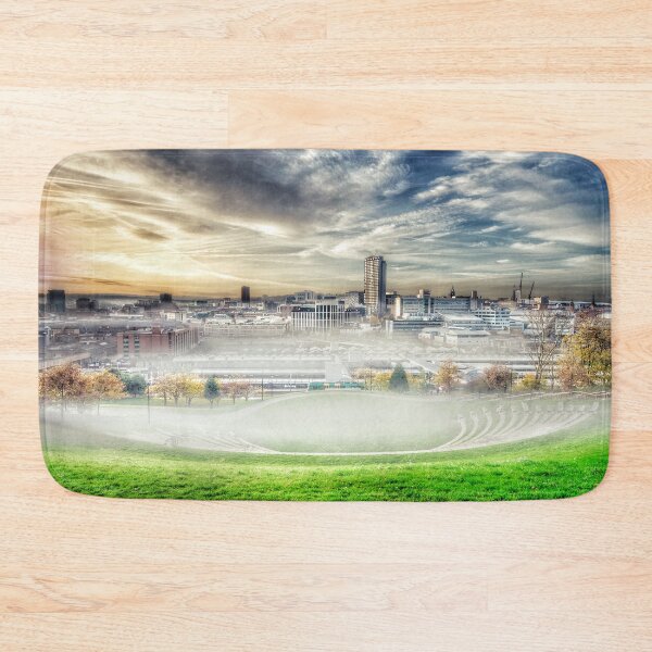 Item preview, Sheffield Misty Cityscape designed and sold by Alisonchambers2.