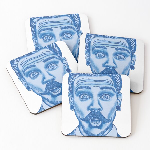 Item preview, "Mustache" drawing designed and sold by GENEST-V.