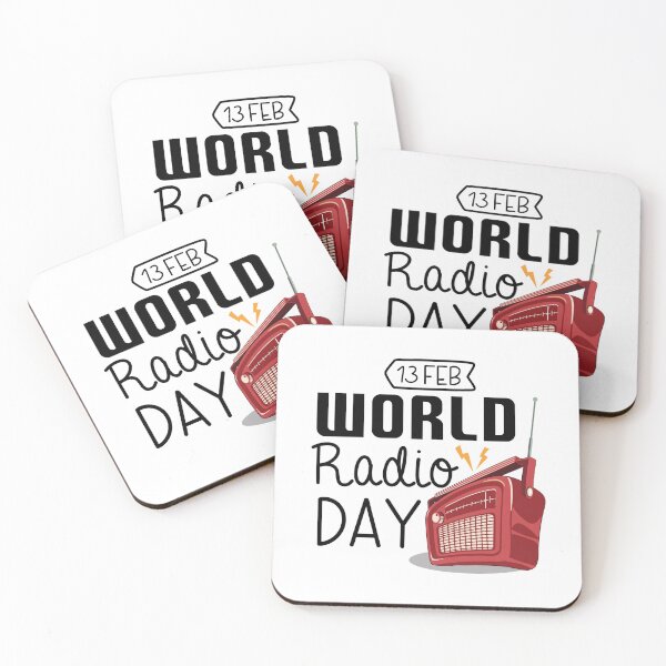 Item preview, 13 February World Radio Day - Wacky Holidays designed and sold by ChemicalXShop.